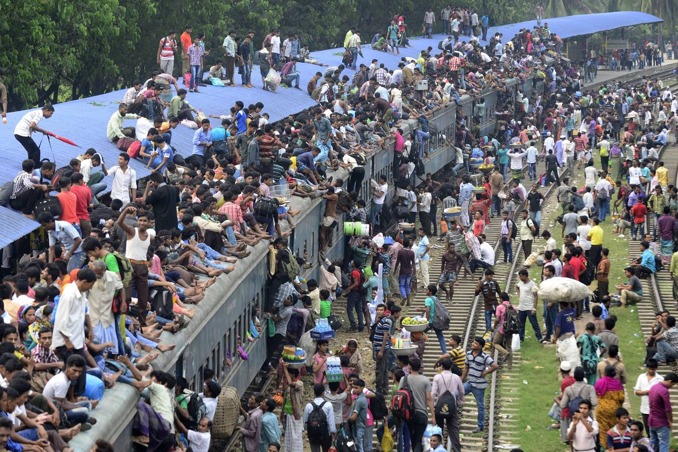 Vuelta masiva a casa por la Fiesta del Cordero