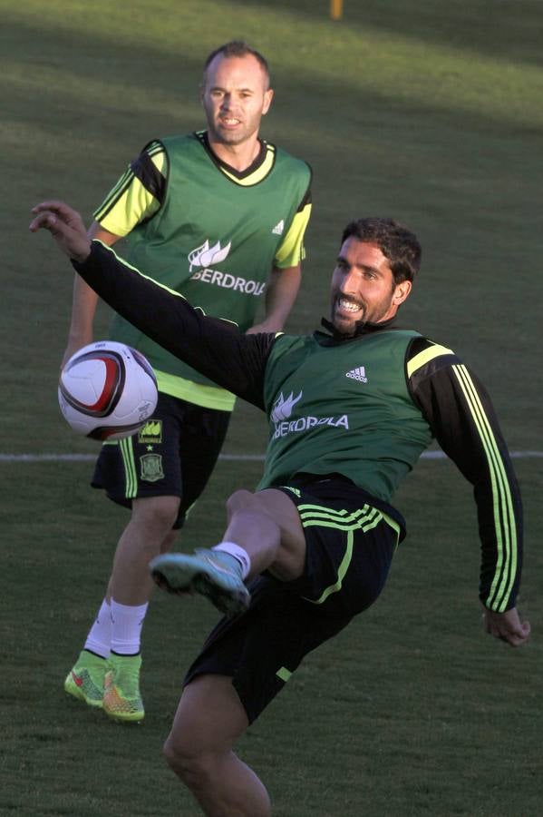 La selección entrena pensando en la Eurocopa