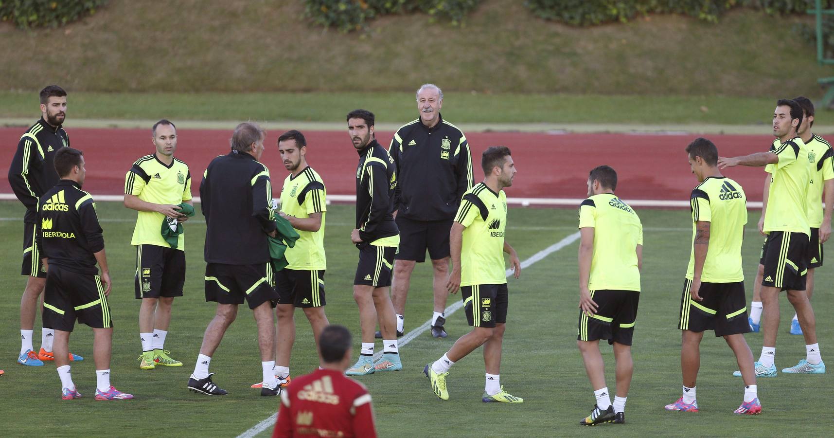 La selección entrena pensando en la Eurocopa