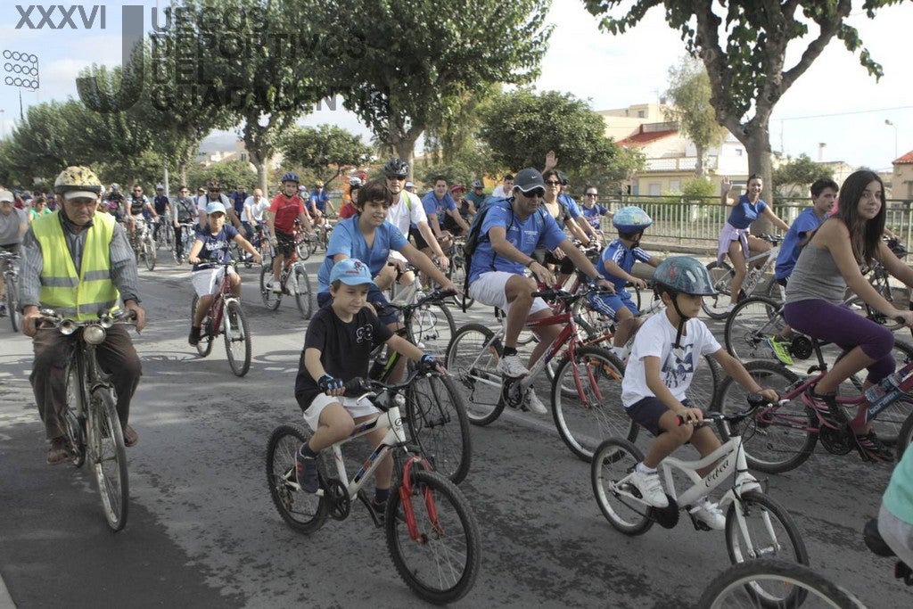 Ciclo paseo en Lorca