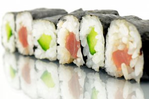 Sushi en Tokio conBill y Scarlett