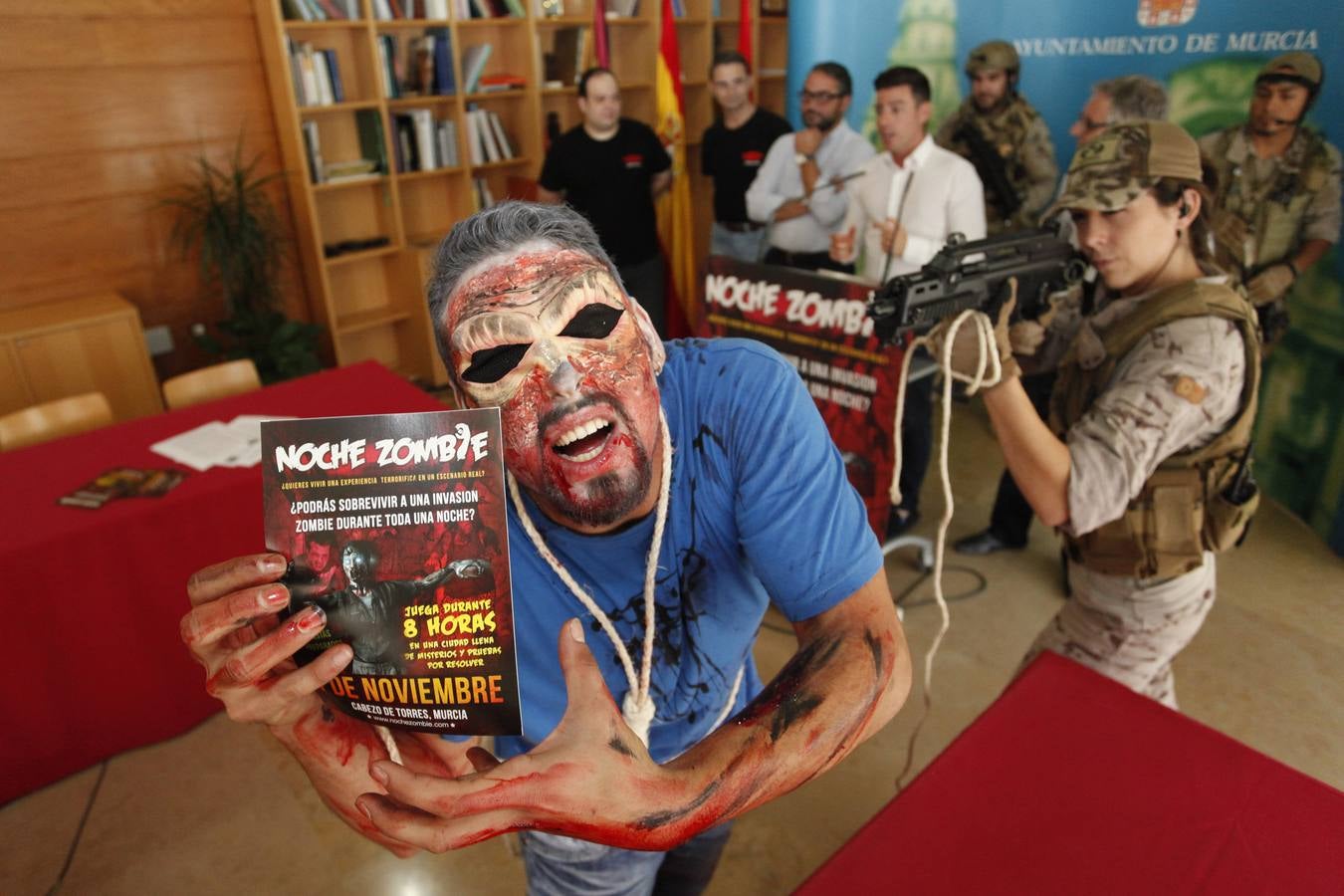 Presentación de la Noche Zombi de Cabezo de Torres