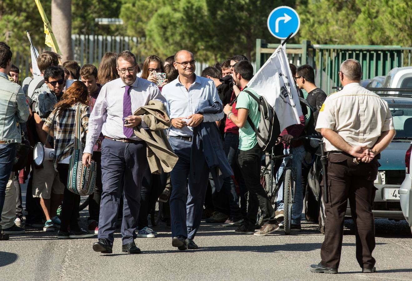 Protestas en la UA