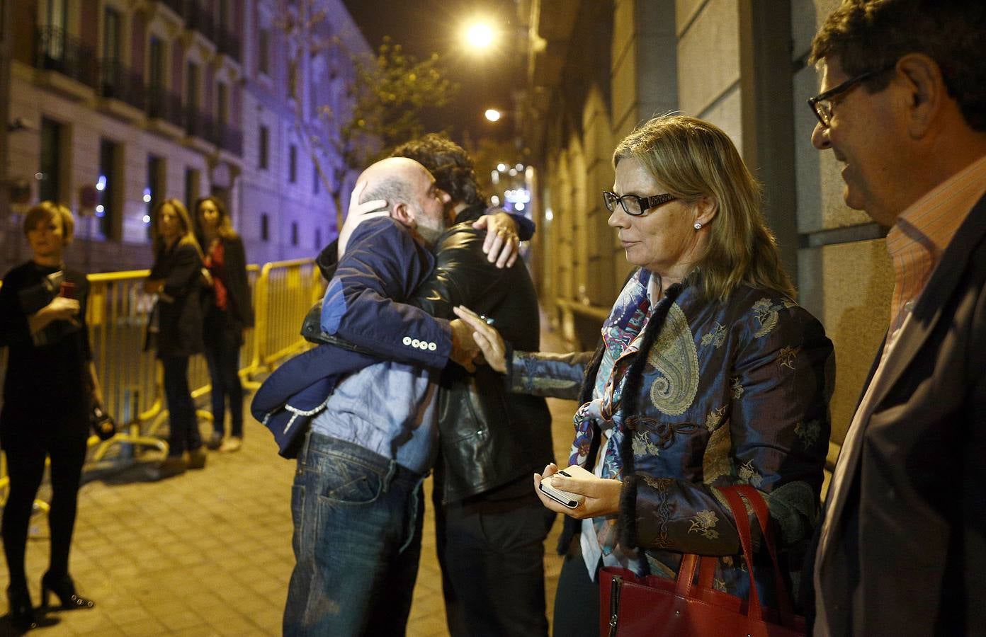 José Antonio Alonso abraza a sus seres queridos tras salir en libertad