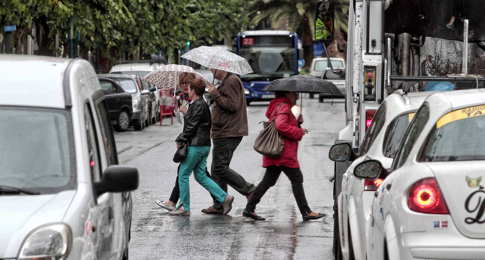 Fuertes lluvias en Alicante