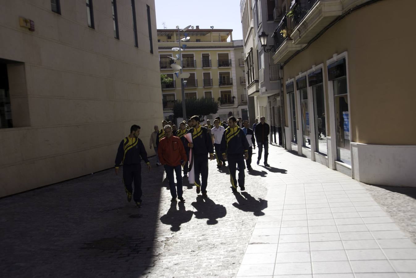 Concentración de los jugadores del Orihuela CF