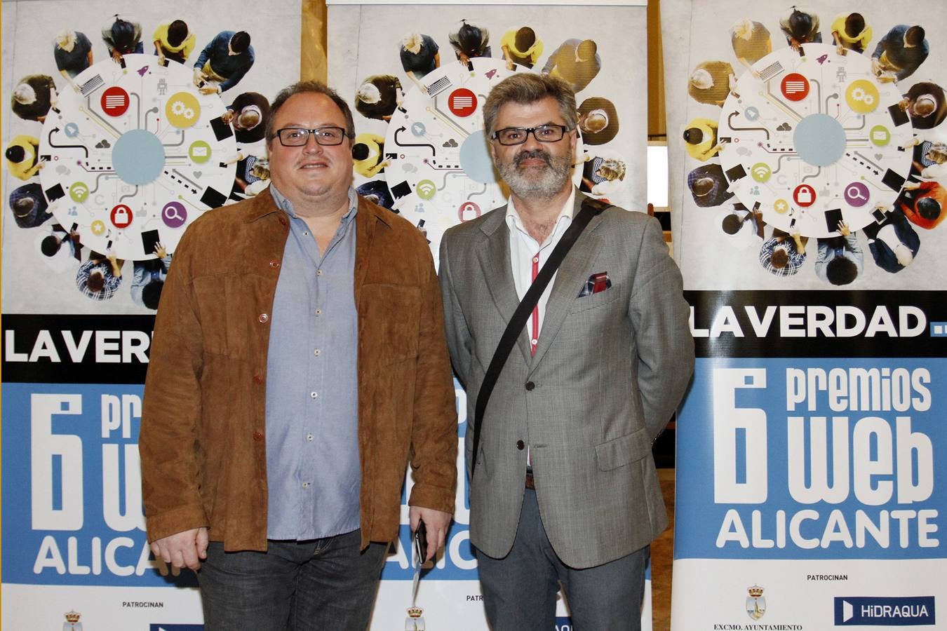 El &#039;photocall&#039; de los VI Premios Web de la provincia de Alicante (I)