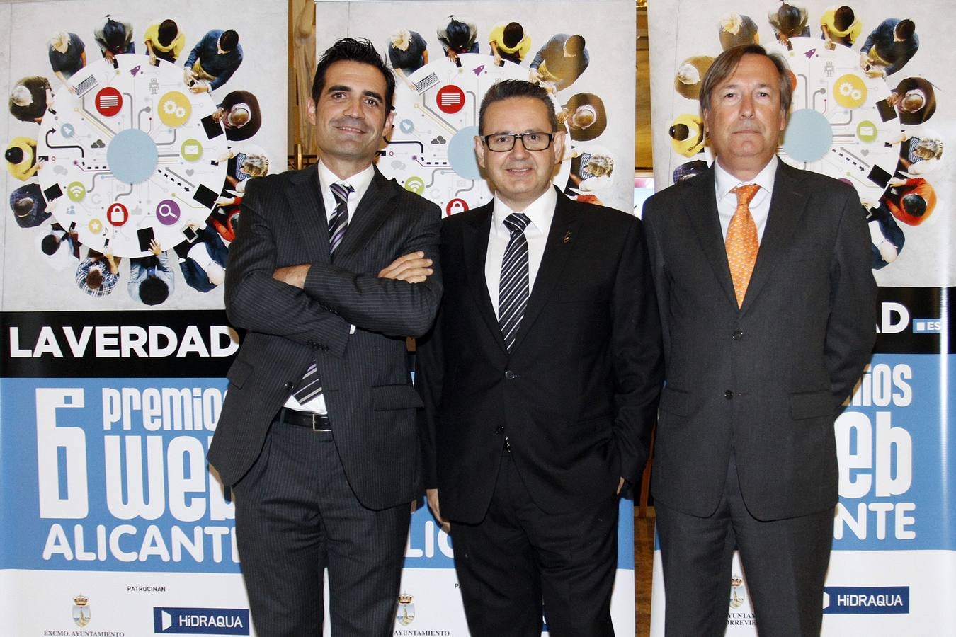 El &#039;photocall&#039; de los VI Premios Web de la provincia de Alicante (II)