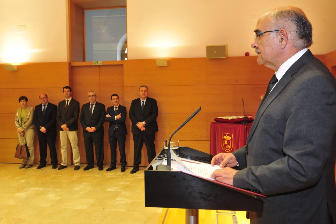 Toma de posesión de Francisco Bernabé como consejero de Obras Públicas