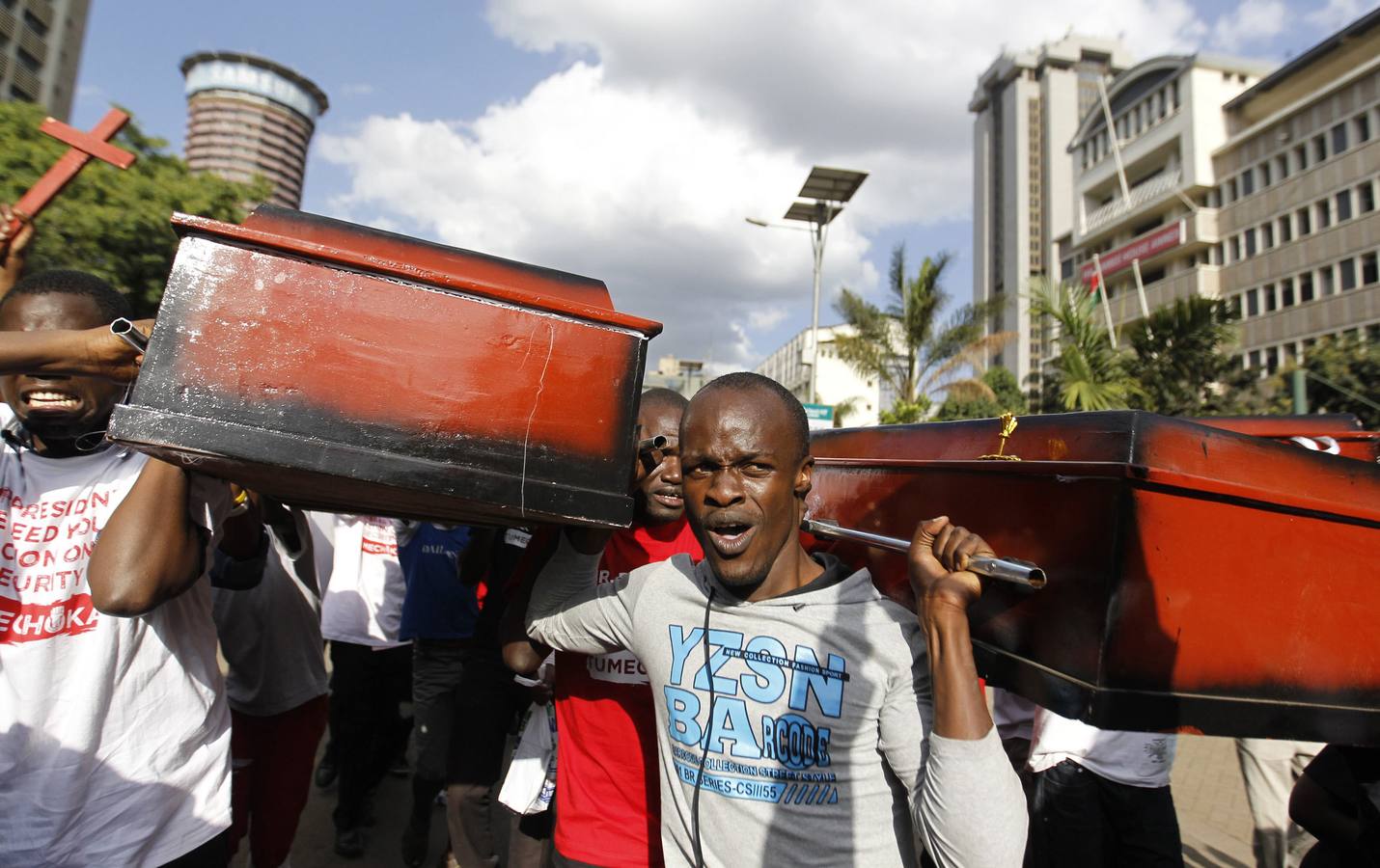 Protestas en Nairobi contra el gobierno
