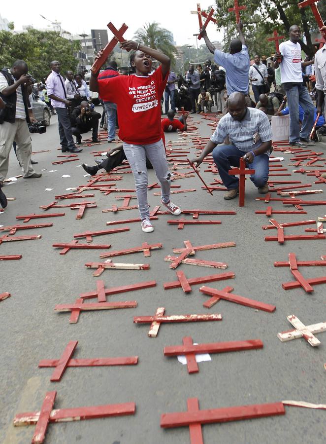 Protestas en Nairobi contra el gobierno