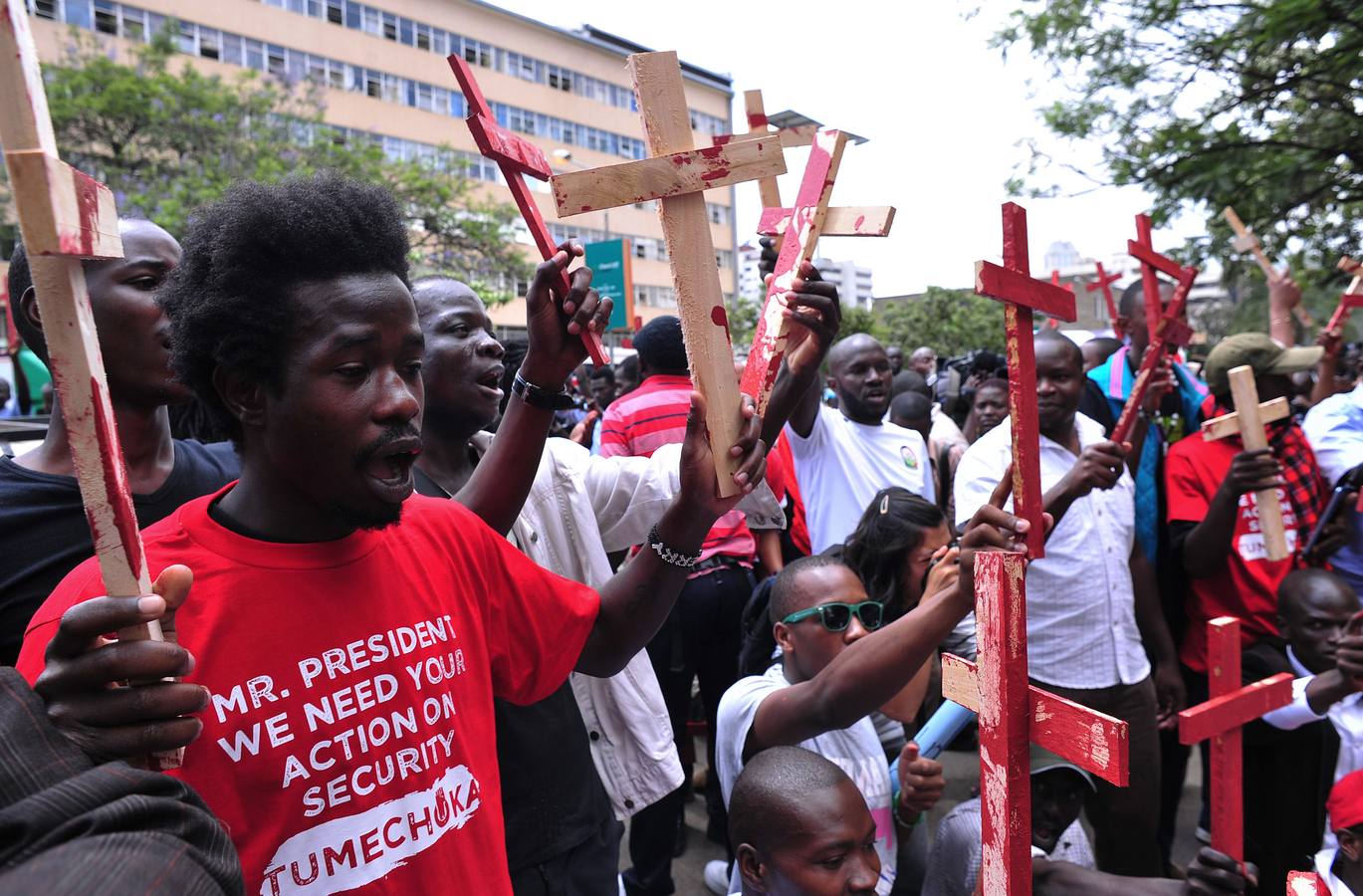Protestas en Nairobi contra el gobierno