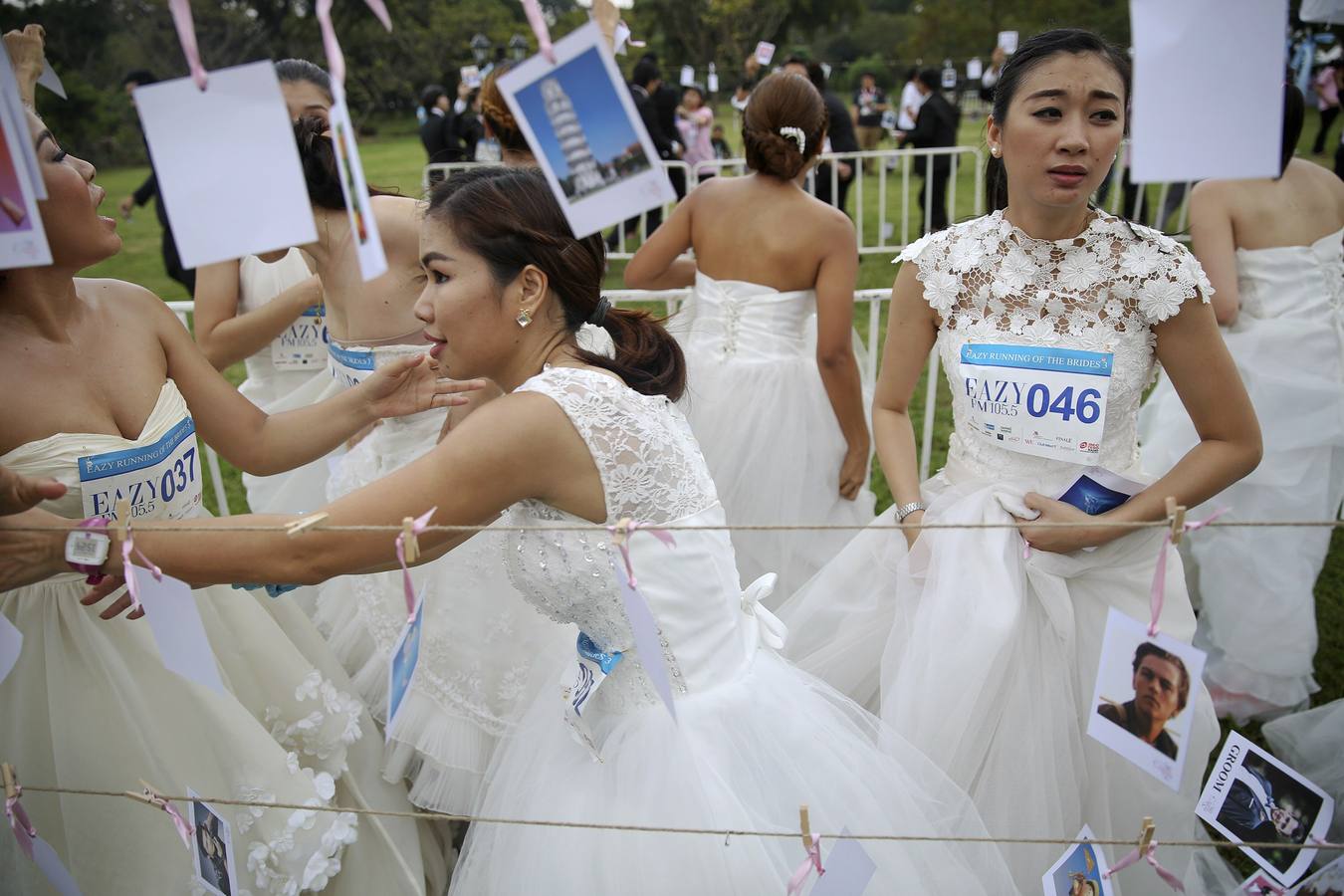&#039;Running&#039; de recién casadas