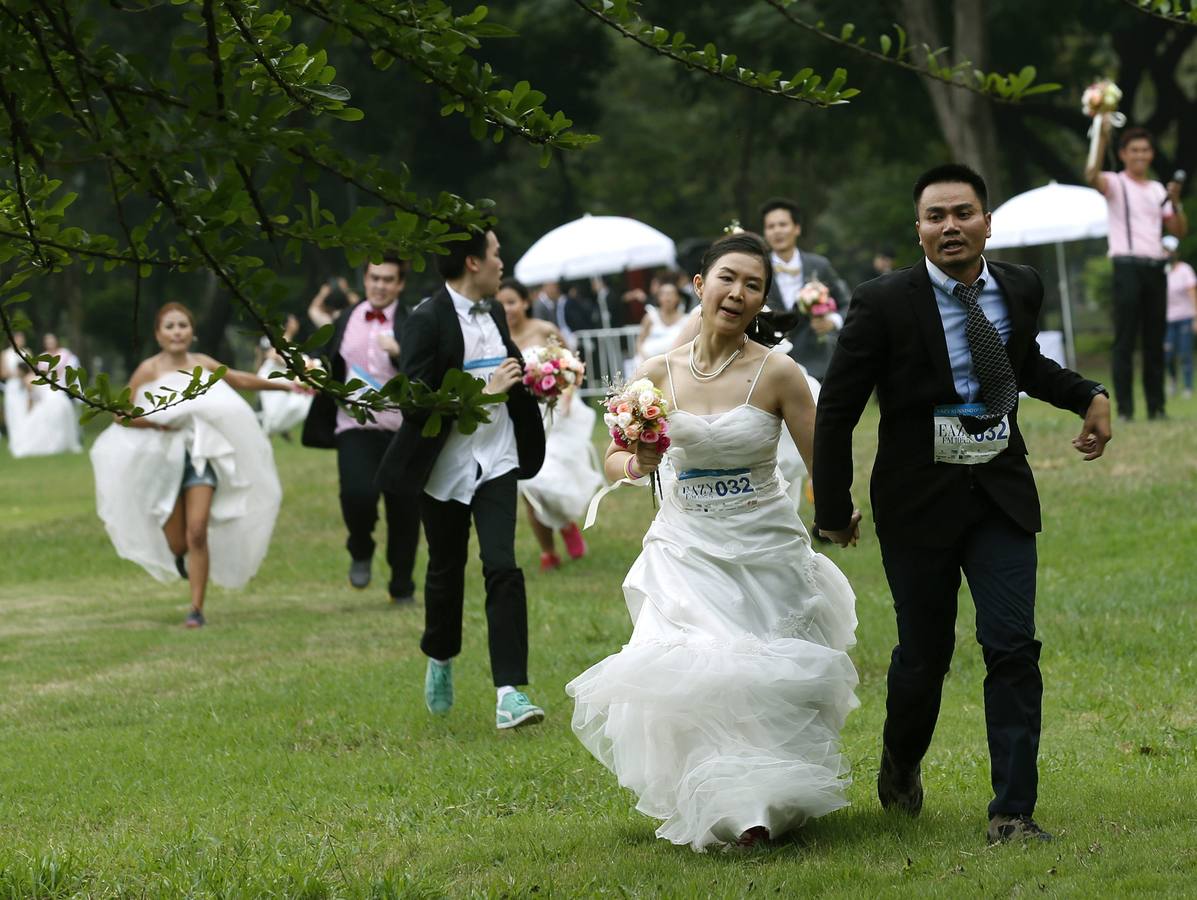 &#039;Running&#039; de recién casadas