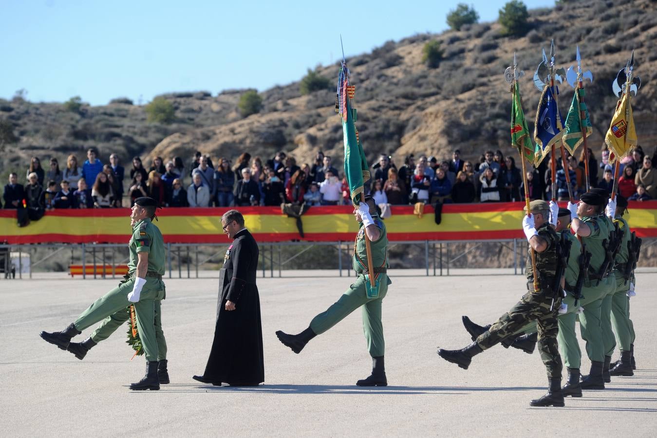 La III Bandera Paracaidista celebra el día de la Inmaculada