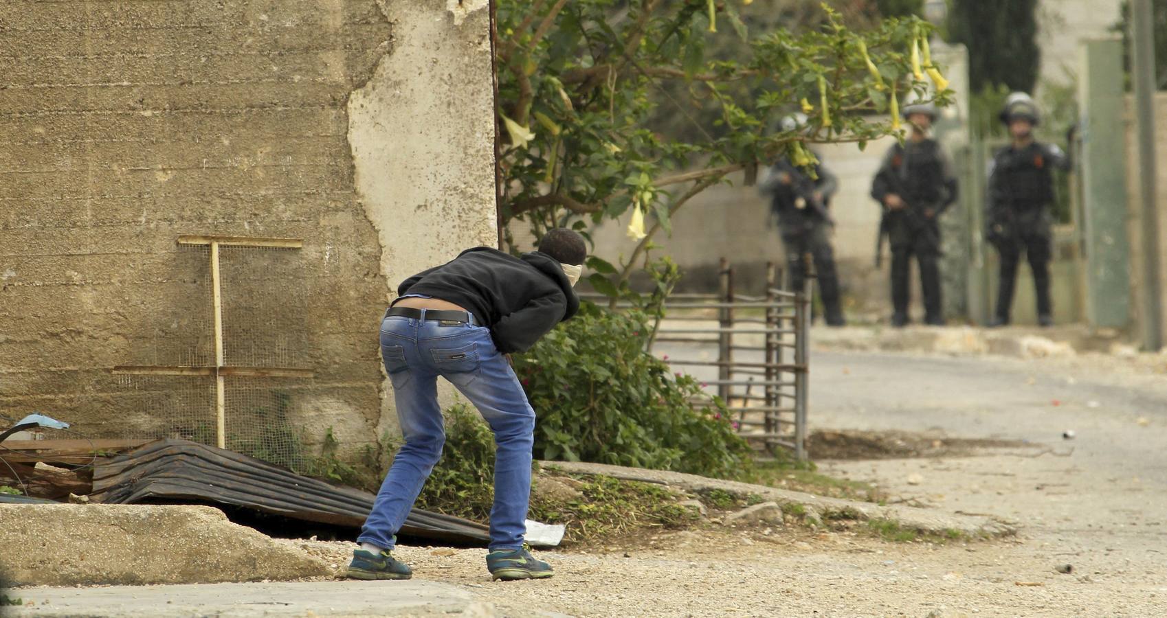 Enfrentamientos entre israelíes y palestinos