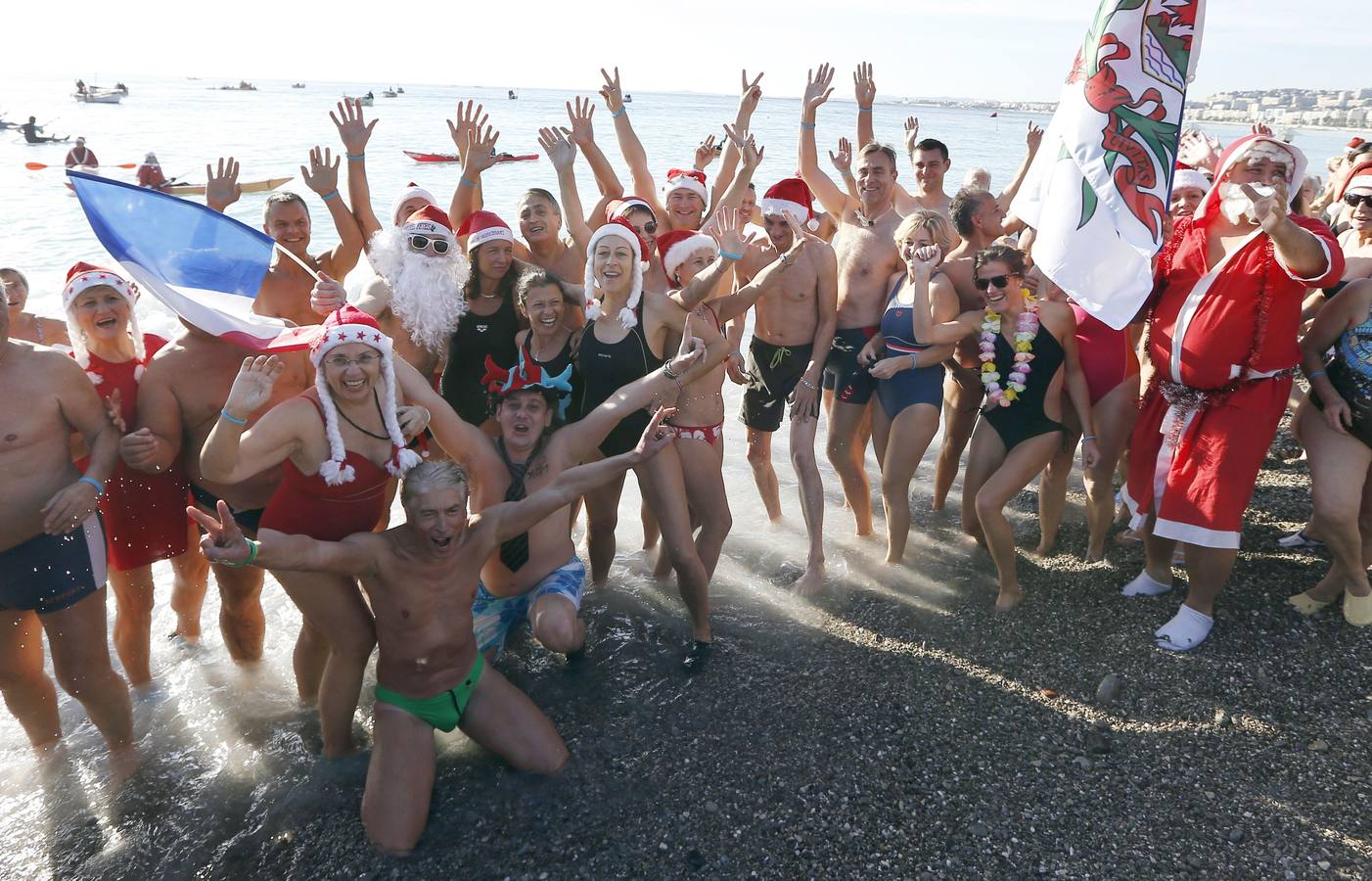 Chapuzón navideño en Niza