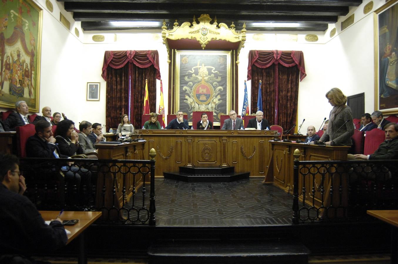 Pleno en el Ayuntamiento de Elche