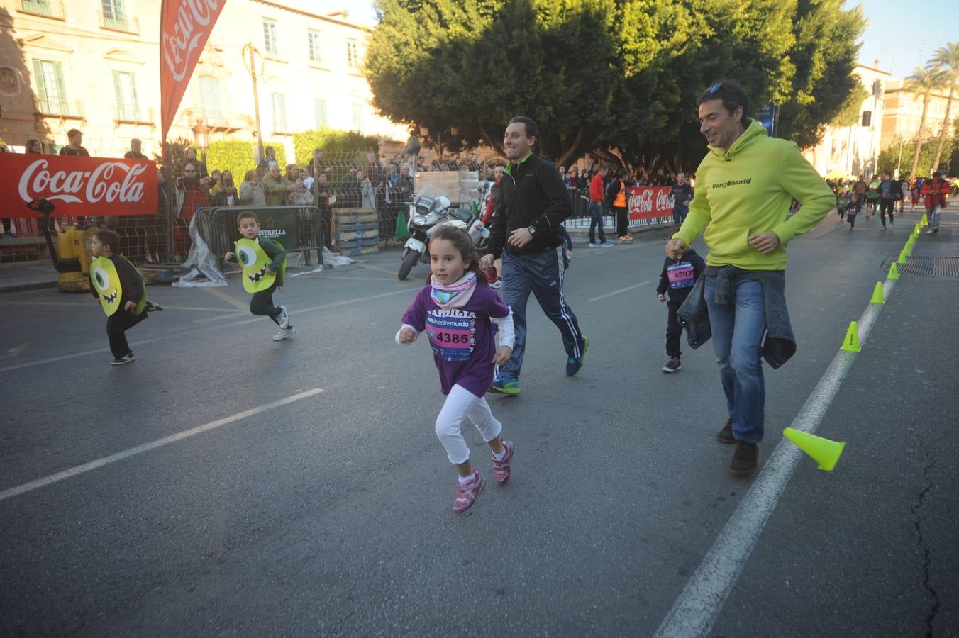 Los niños corren la San Silvestre de Murcia 2014