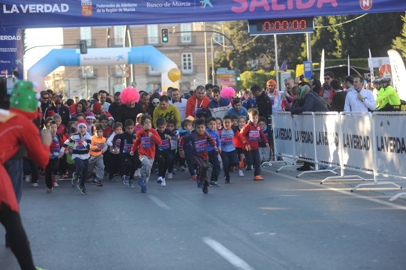 Los niños corren la San Silvestre de Murcia 2014