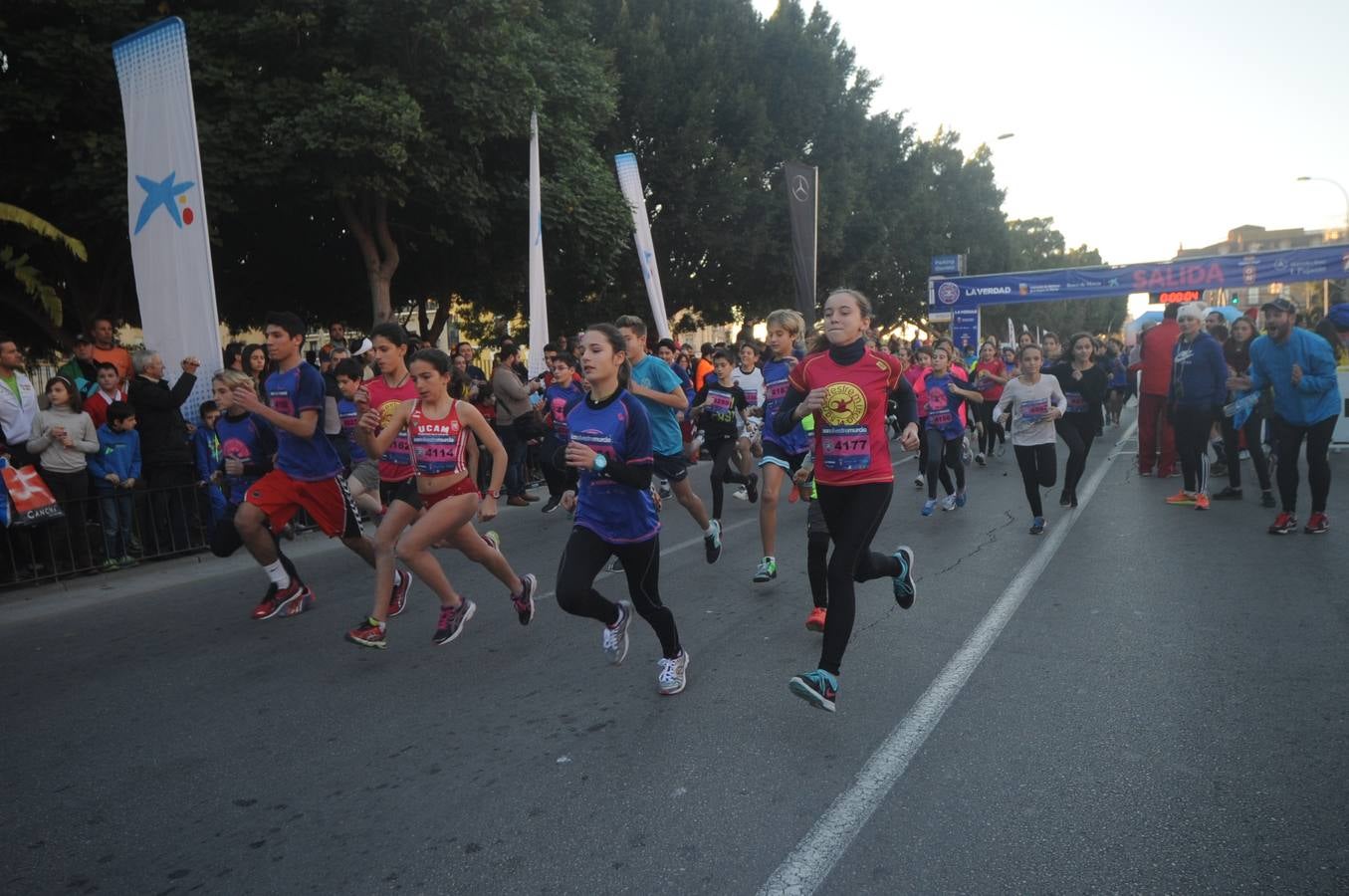 Los niños corren las San Silvestre de Murcia 2014 II