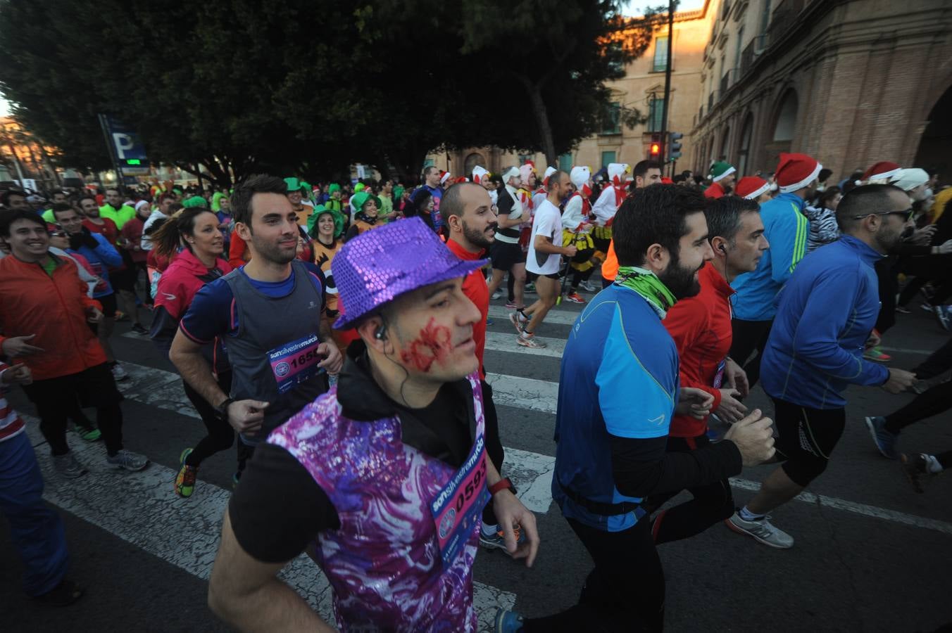 Disfraces en la San Silvestre de Murcia 2014