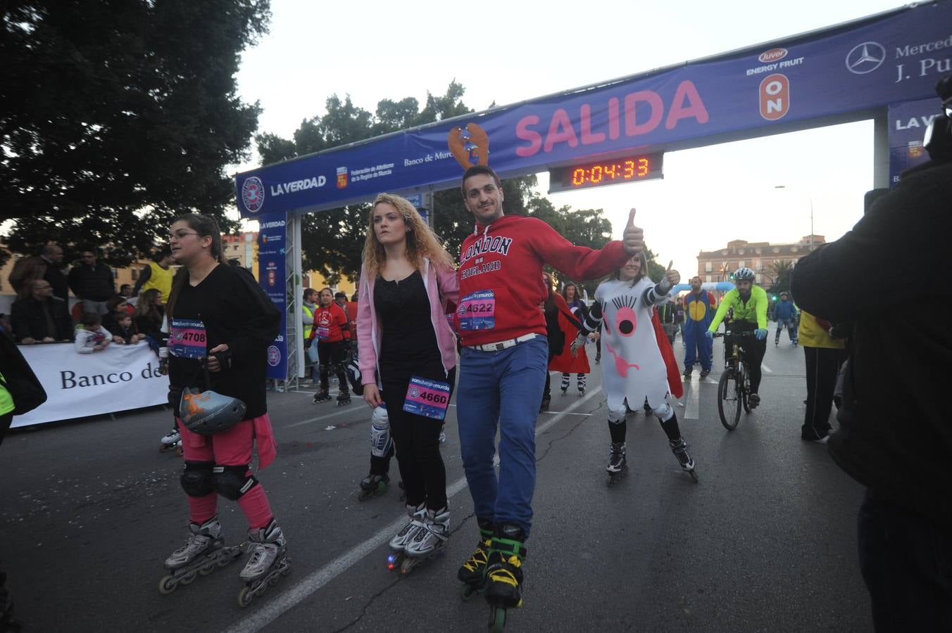 Disfraces en la San Silvestre de Murcia 2014