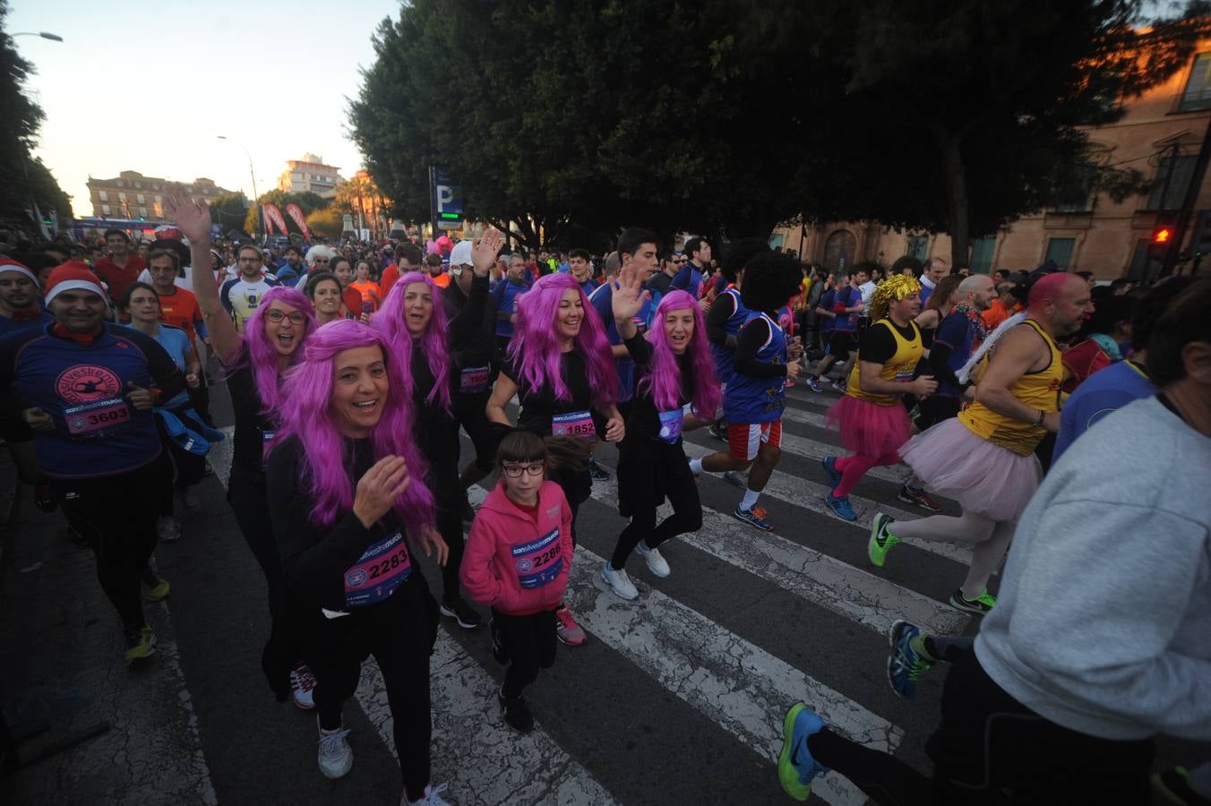 Disfraces en la San Silvestre de Murcia 2014