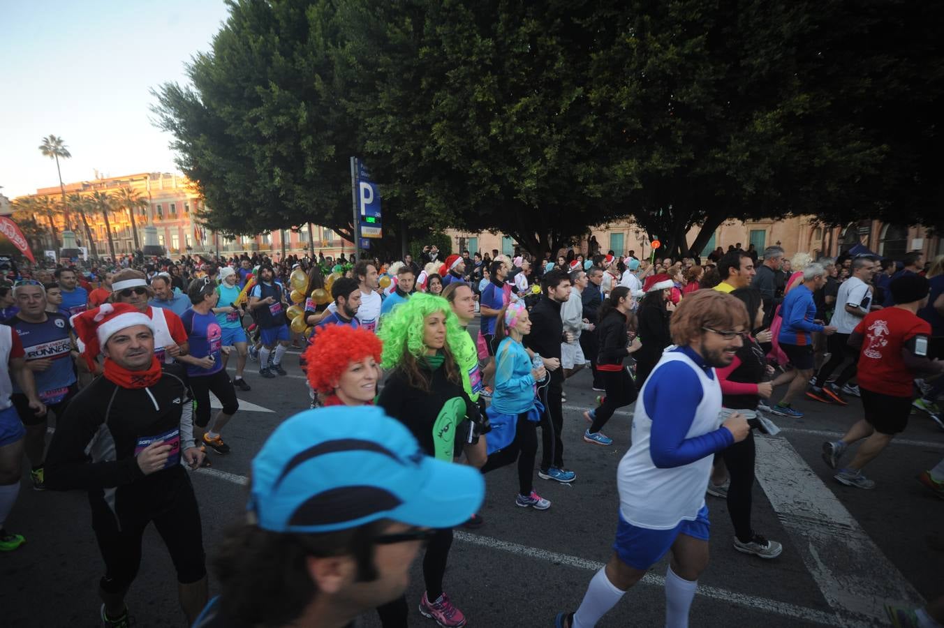 Disfraces en la San Silvestre de Murcia 2014