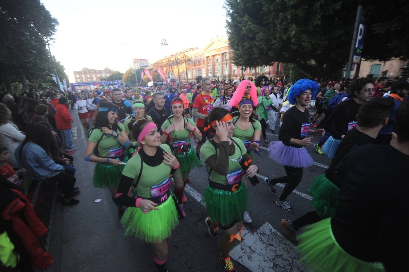 Disfraces en la San Silvestre de Murcia 2014