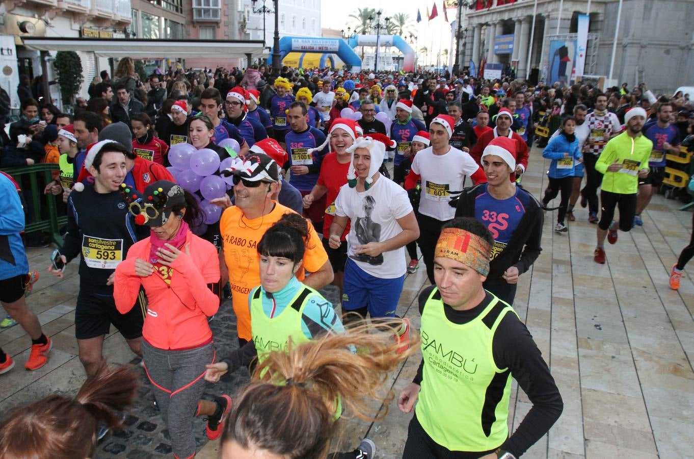 Salida de la San Silvestre de Cartagena