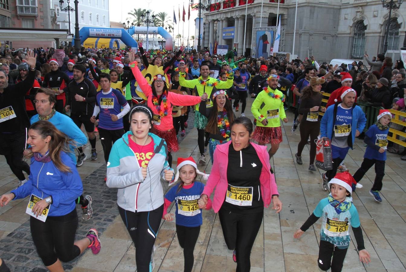 Salida de la San Silvestre de Cartagena