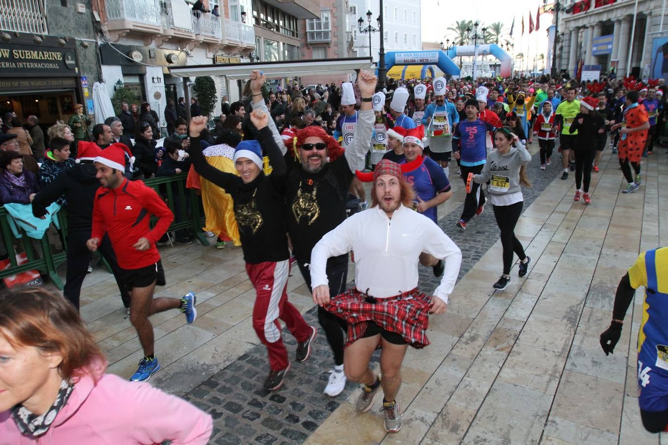 Salida de la San Silvestre de Cartagena