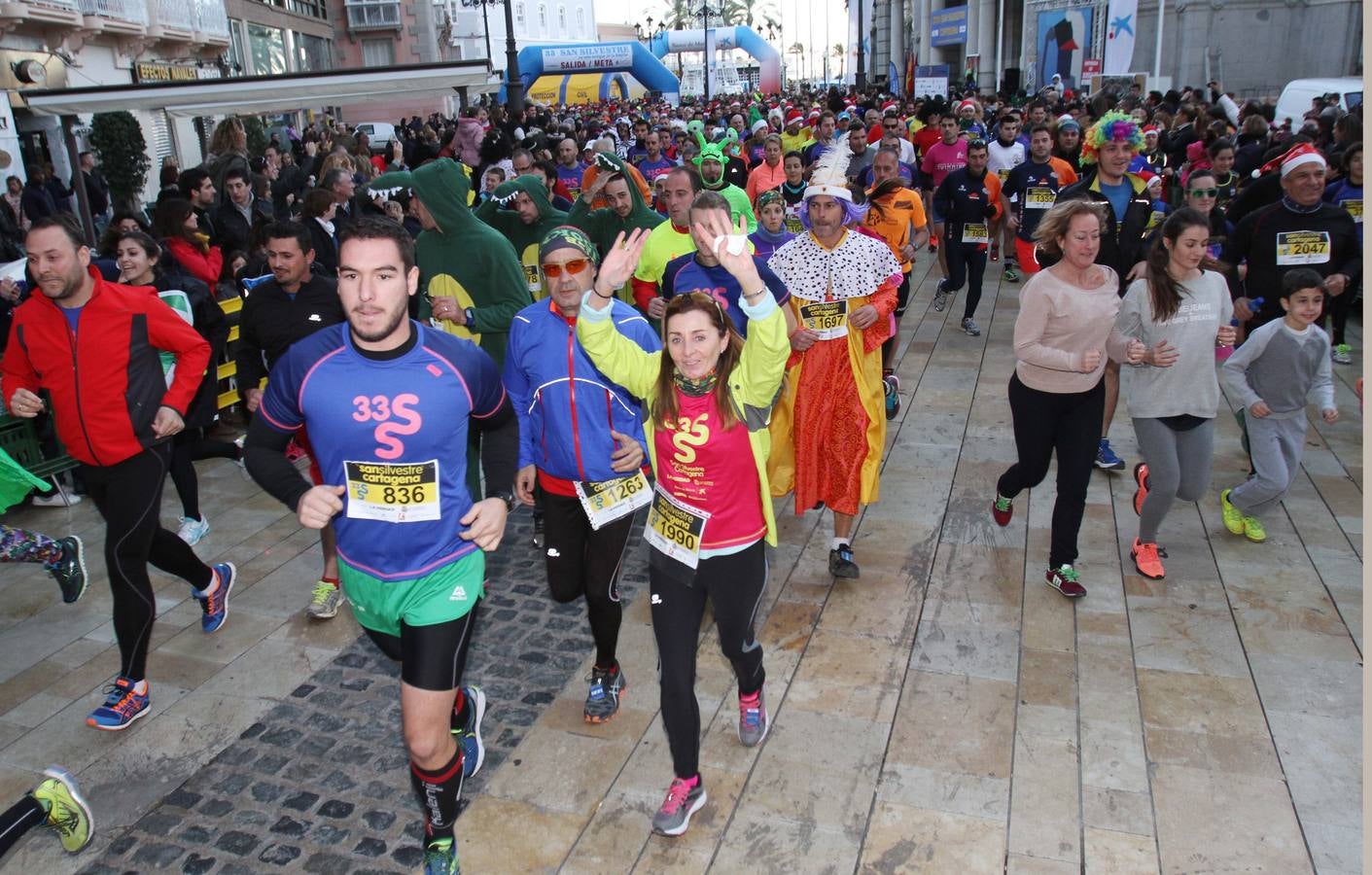 Salida de la San Silvestre de Cartagena