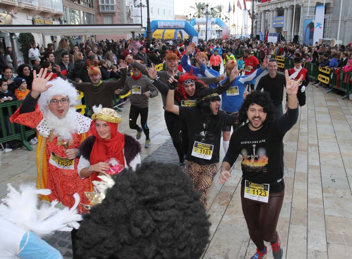 Salida de la San Silvestre de Cartagena