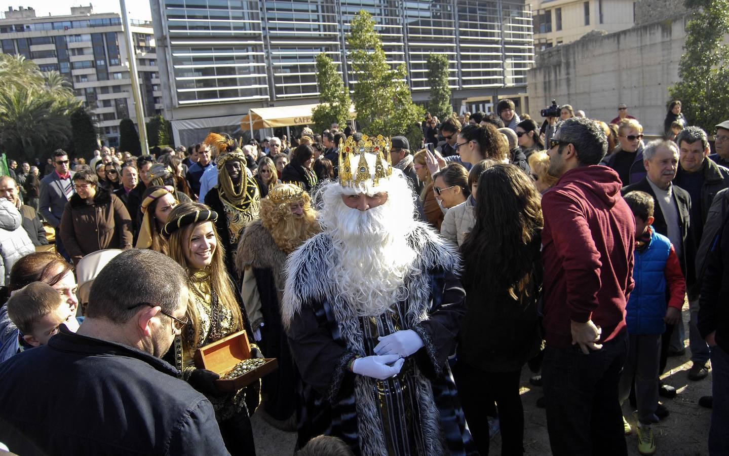 Los Reyes Magos en el Belén Viviente de Elche