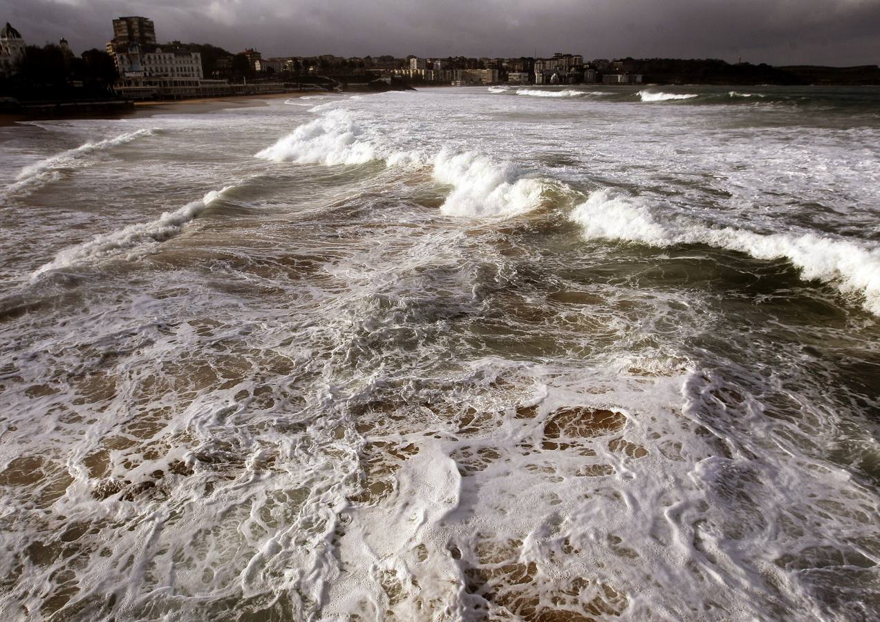 Un mar en alerta naranja