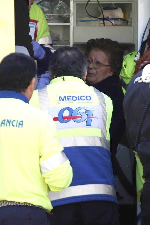 Dos intoxicados en el incendio de un piso en Murcia