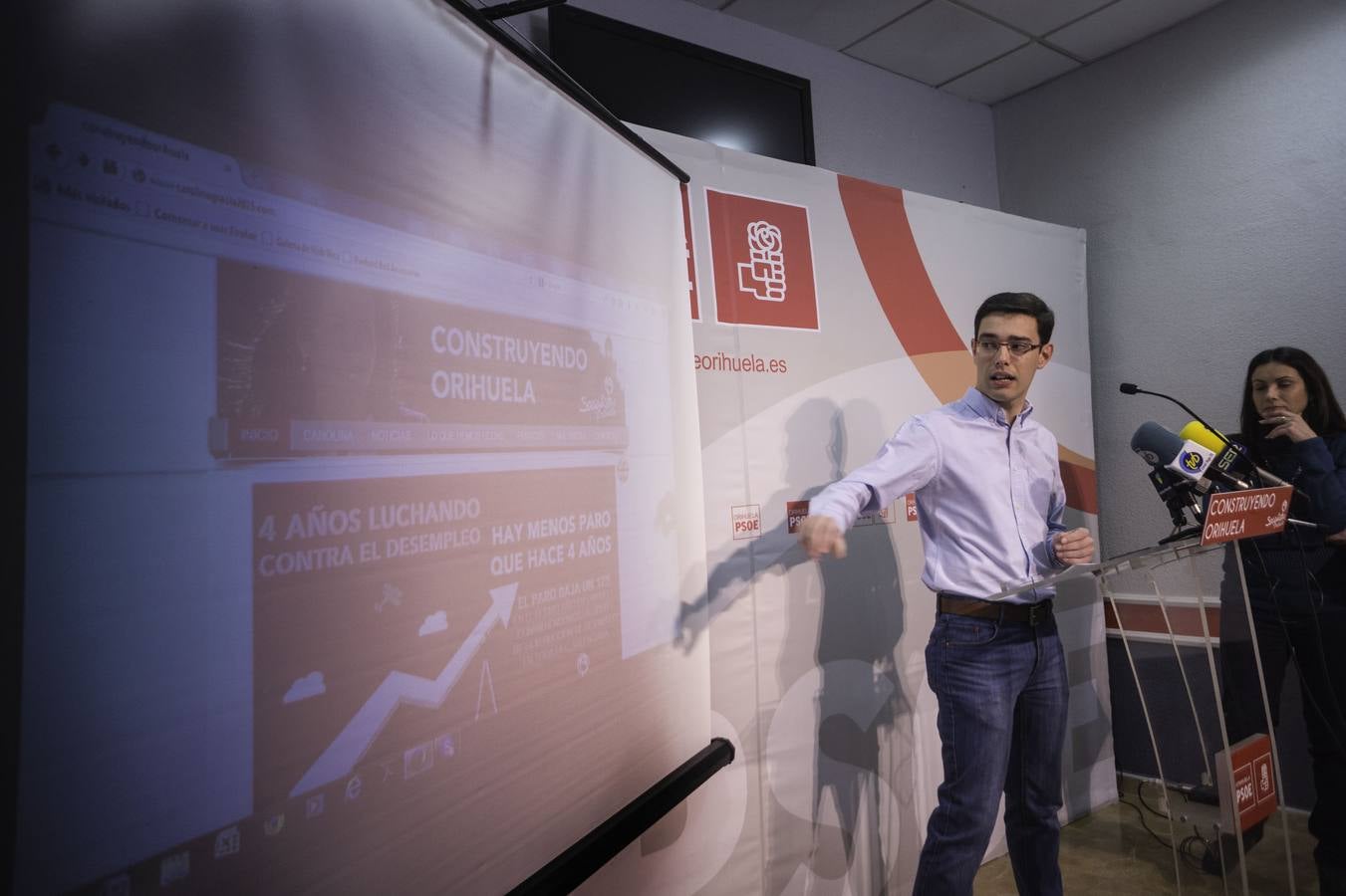 Presentación de la página web del PSOE de Orihuela