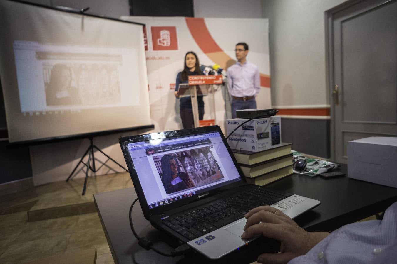 Presentación de la página web del PSOE de Orihuela