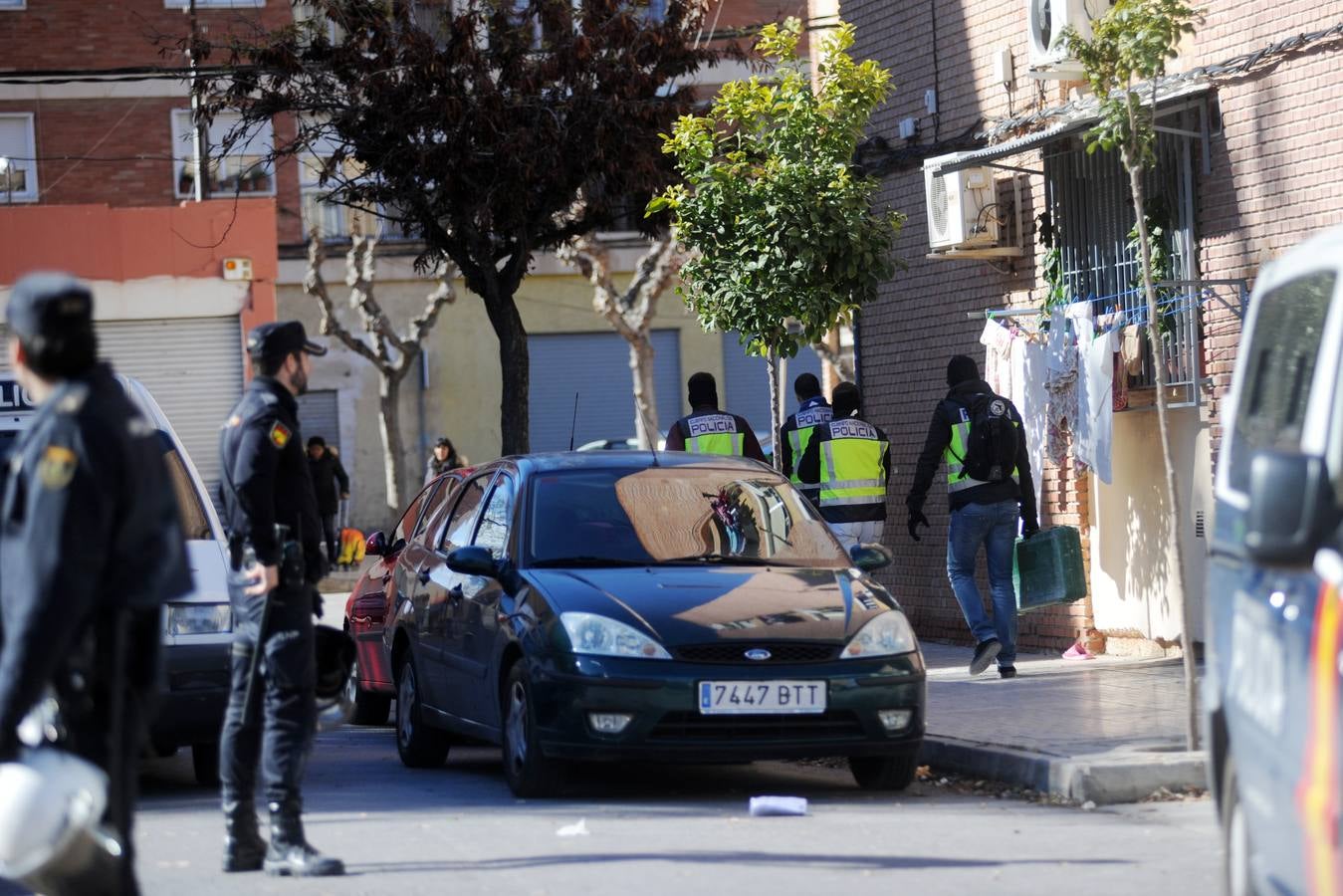 Redada contra la droga en La Paz