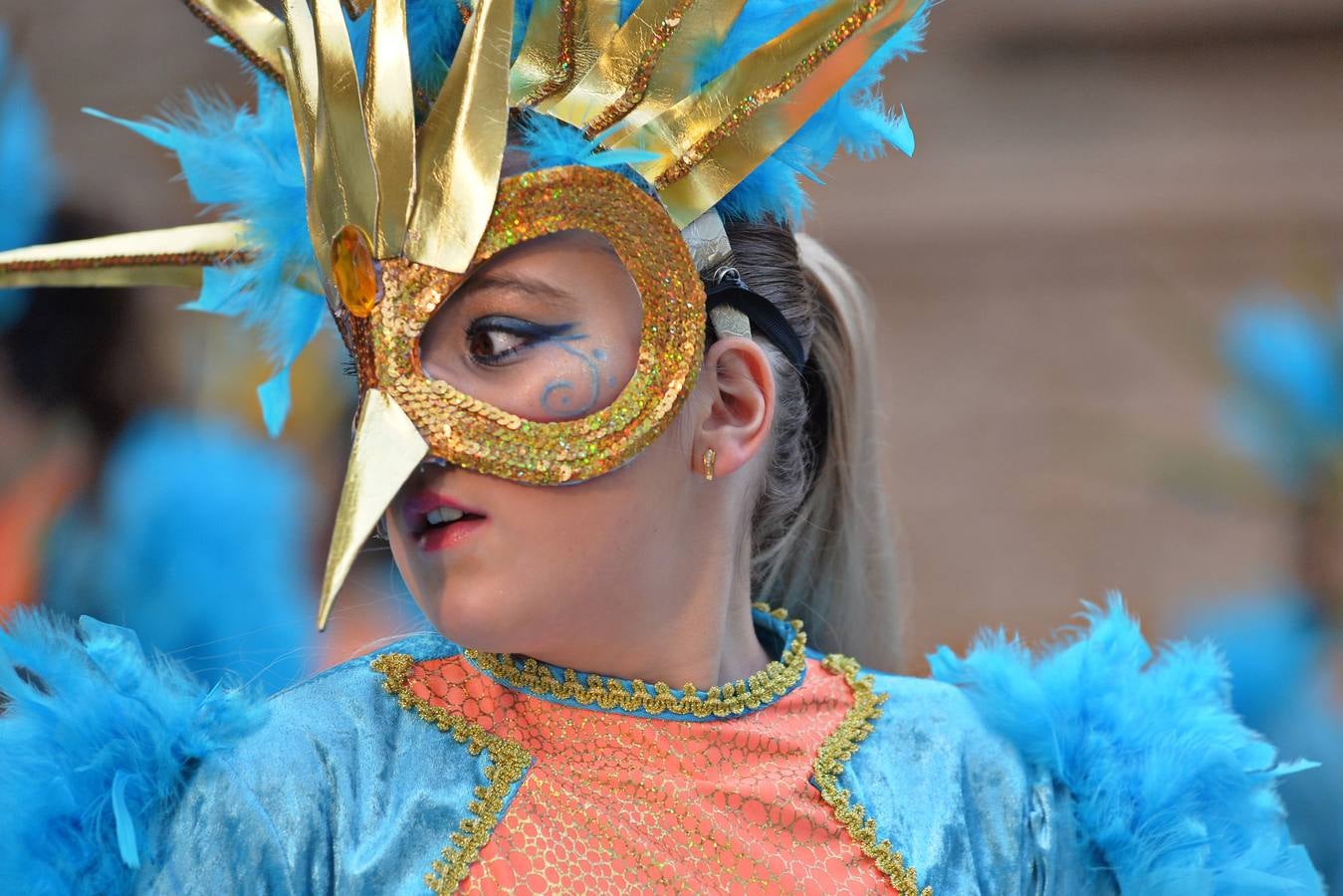 Desfile de las comparsas foráneas en Águilas