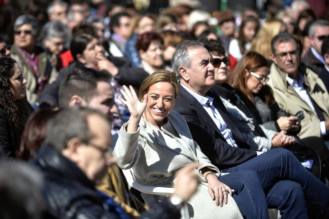 Carme Chacón presenta la candidatura de Pedro López