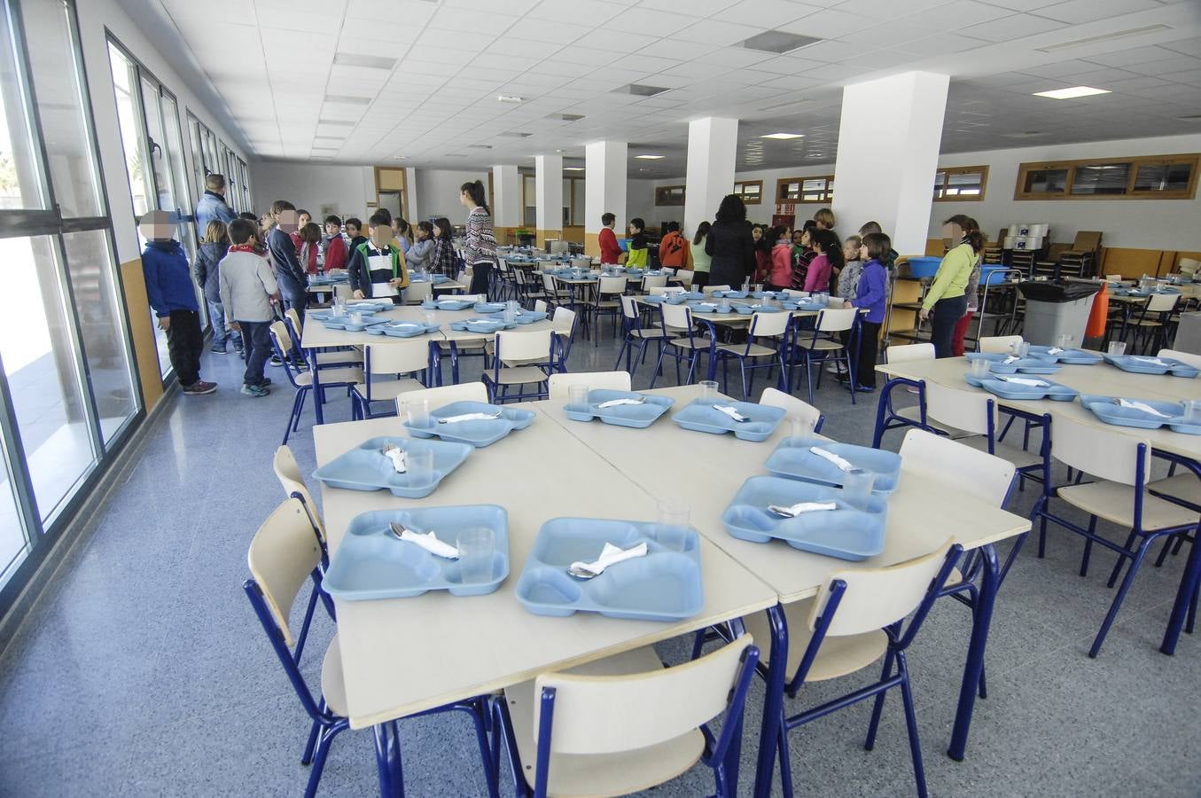 Los escolares estrenan el Colegio Princesa de Asturias