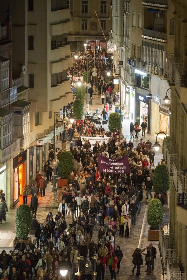 Miles de personas denuncian el «abandono» sanitario en Cartagena