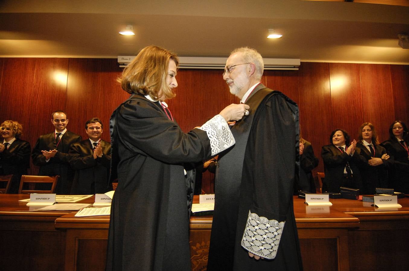 Toma de posesión de Vicente Pascual como decano del Colegio de Abogados de Elche