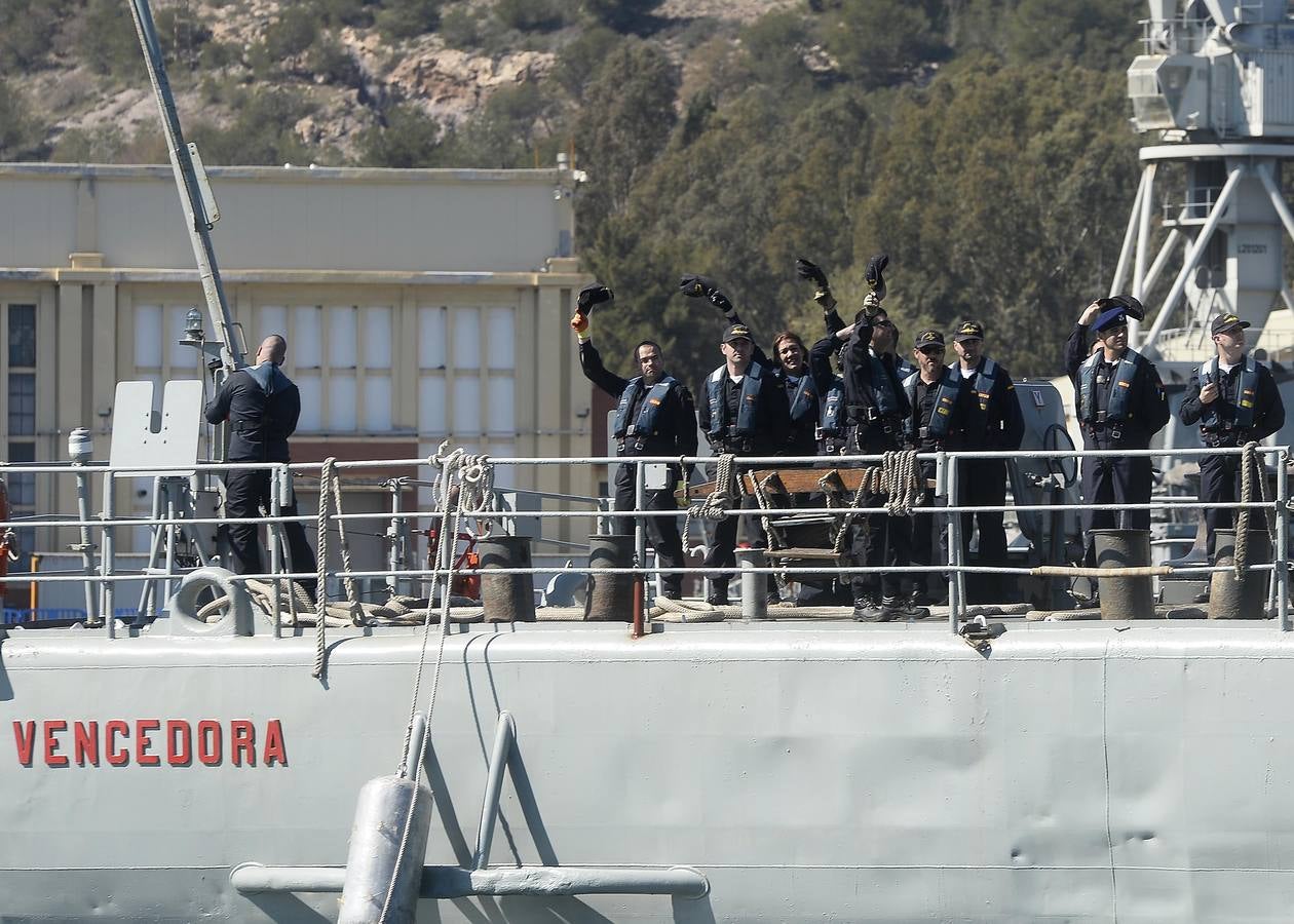 La &#039;vencedora&#039; pone rumbo a las costas de áfrica