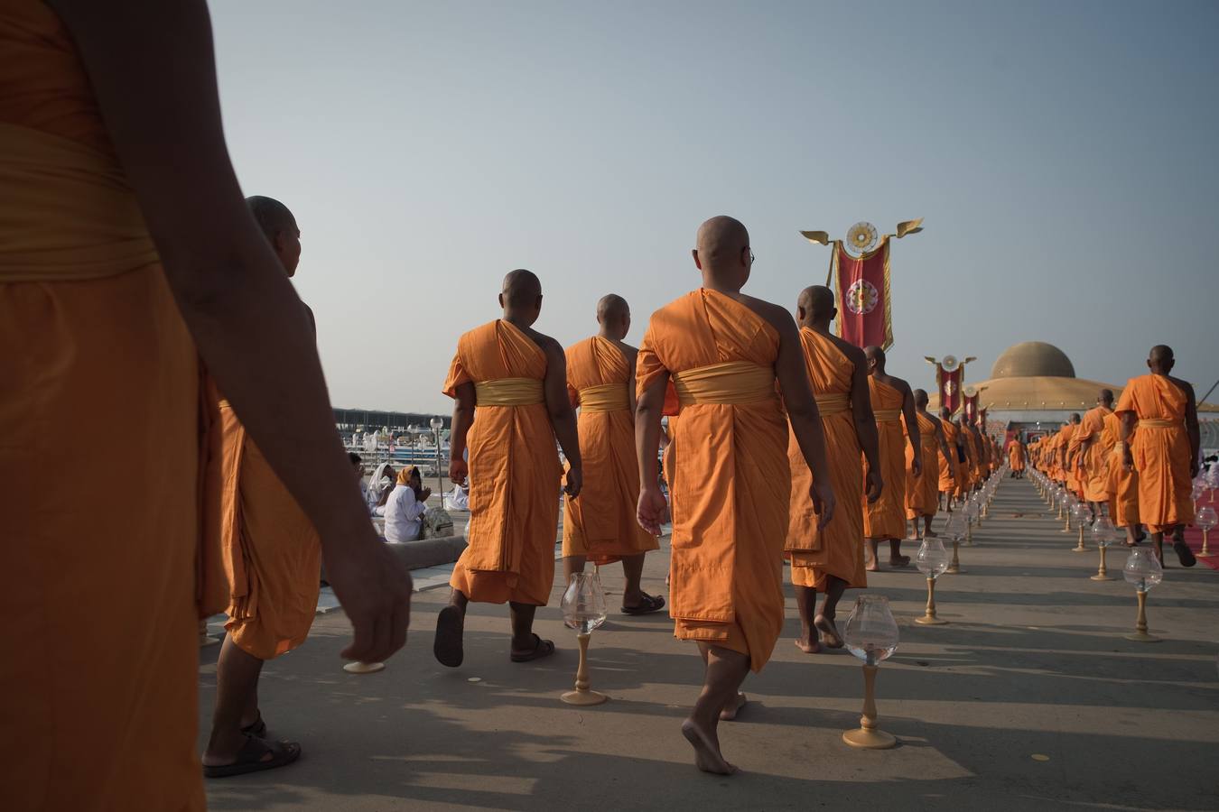 Festividad del Makha Bucha en Tailandia