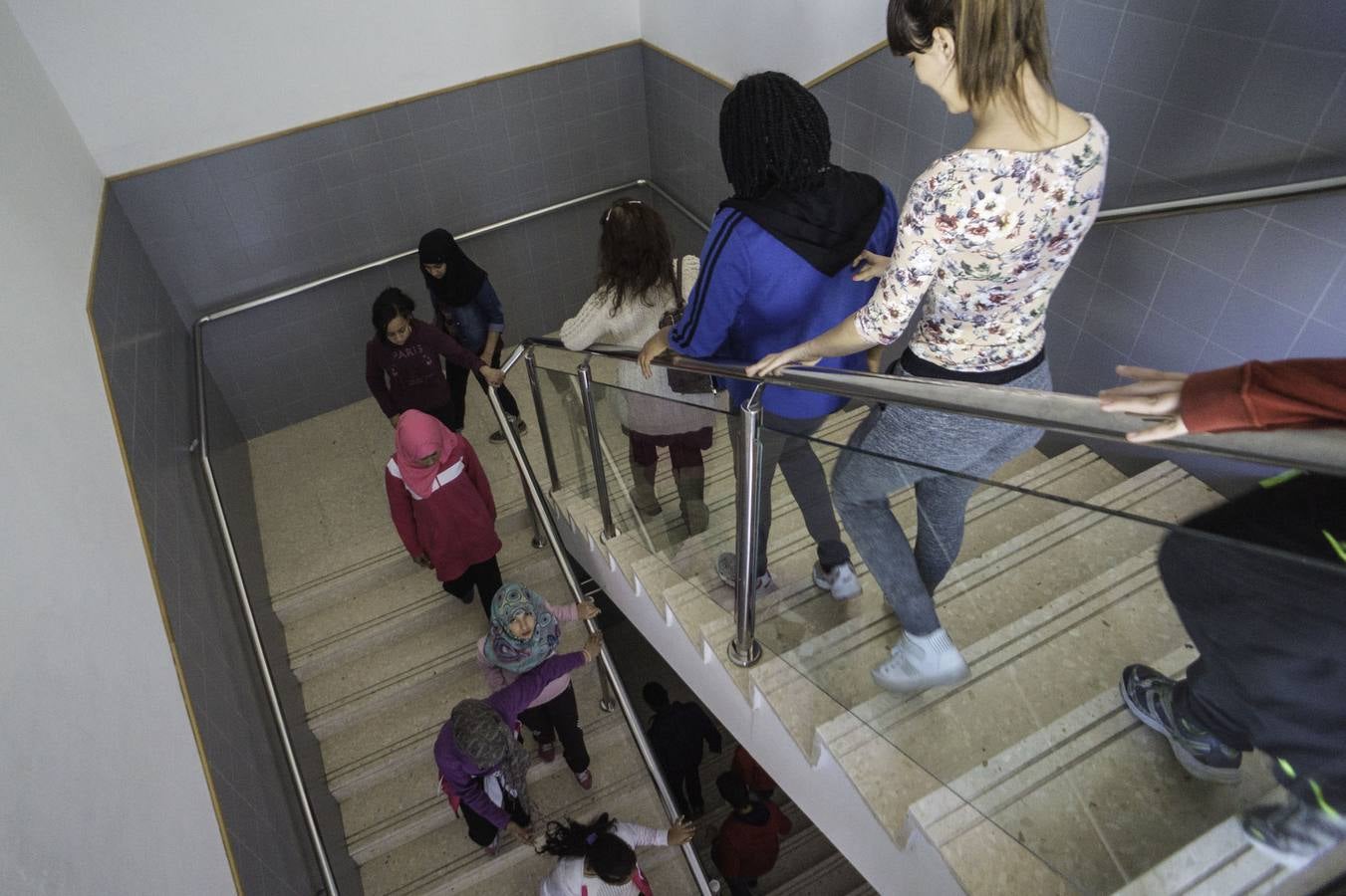 Simulacro de incendio en el instituto de Callosa