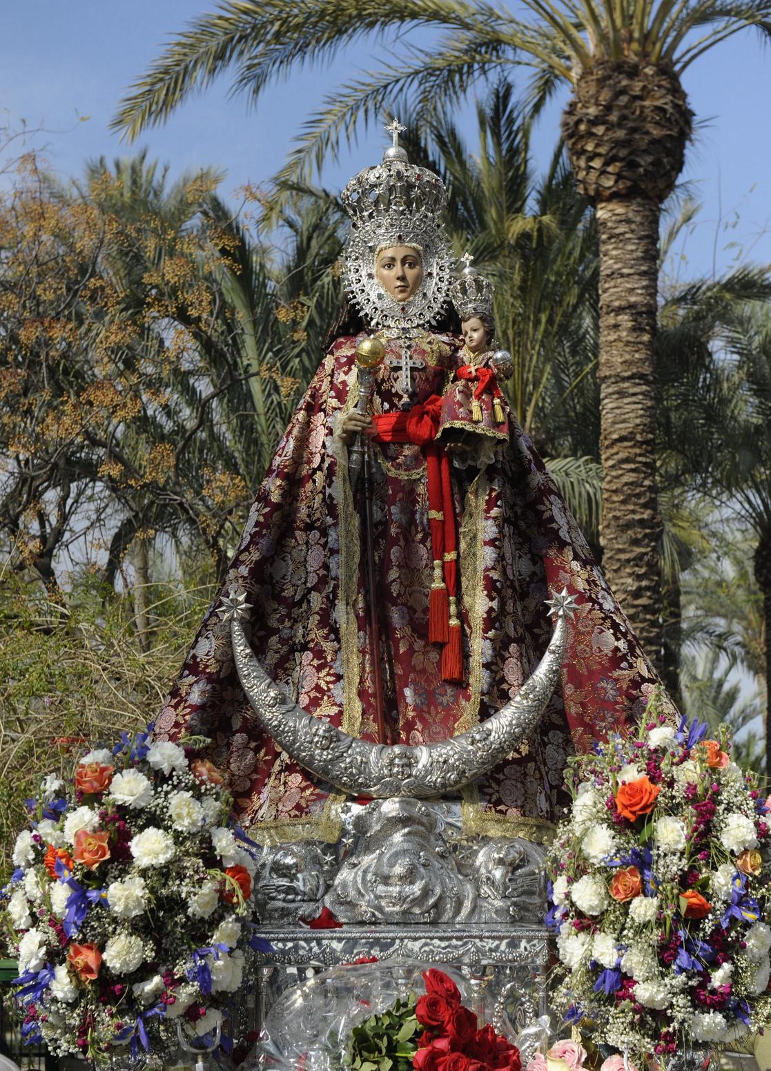 Procesión de la Fuensanta en La Paz